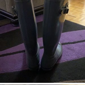 Hunter Rain Boots Grey